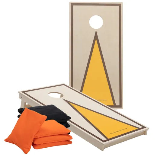 TRIANGLE - Cornhole-Set - 2 board / 2x4 Bags Cornhole-Sets Wicked Wood Games