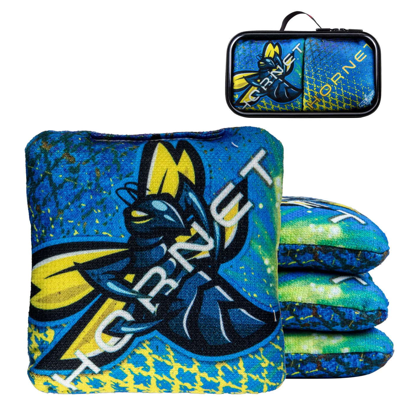 HORNET 2025 - ACL COMP - 1x4 Cornhole Bags Cornhole Bags AllCornhole Magic Blue - Inkl. Hard Case