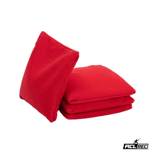 1x4 Cornhole Bags - ACL REC - Granulat-Füllung Cornhole Bags Wicked Wood Games Rot