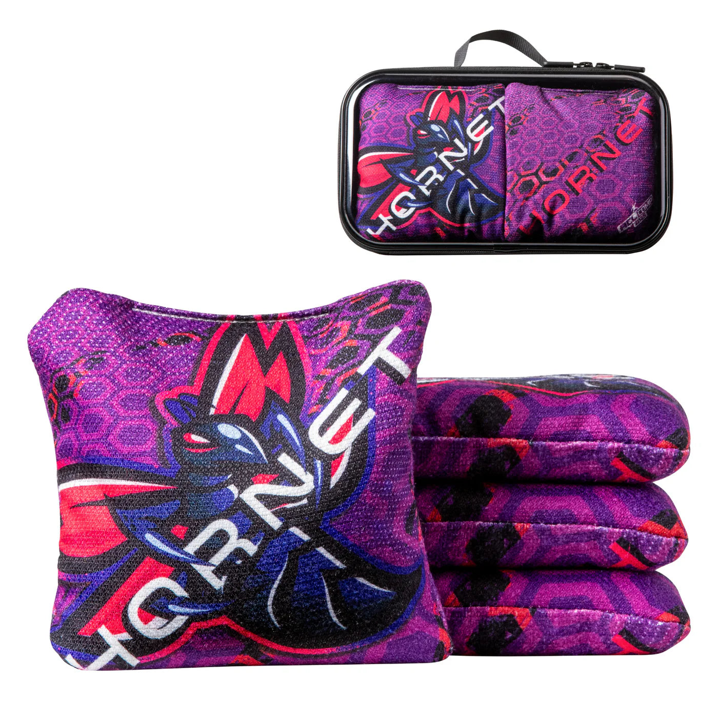 HORNET 2025 - ACL COMP - 1x4 Cornhole Bags Cornhole Bags AllCornhole Indigo Purple - Inkl. Hard Case