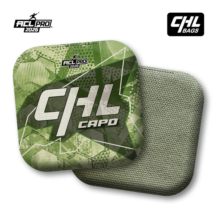 CHL Bags - Capo - ACL Pro 2026 Cornhole Bags Wicked Wood Games Green