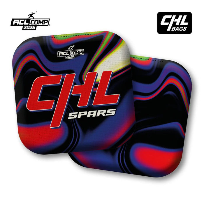 CHL Bags - Spars - ACL Comp 2026 Cornhole Bags CHL Bags Red Swirl