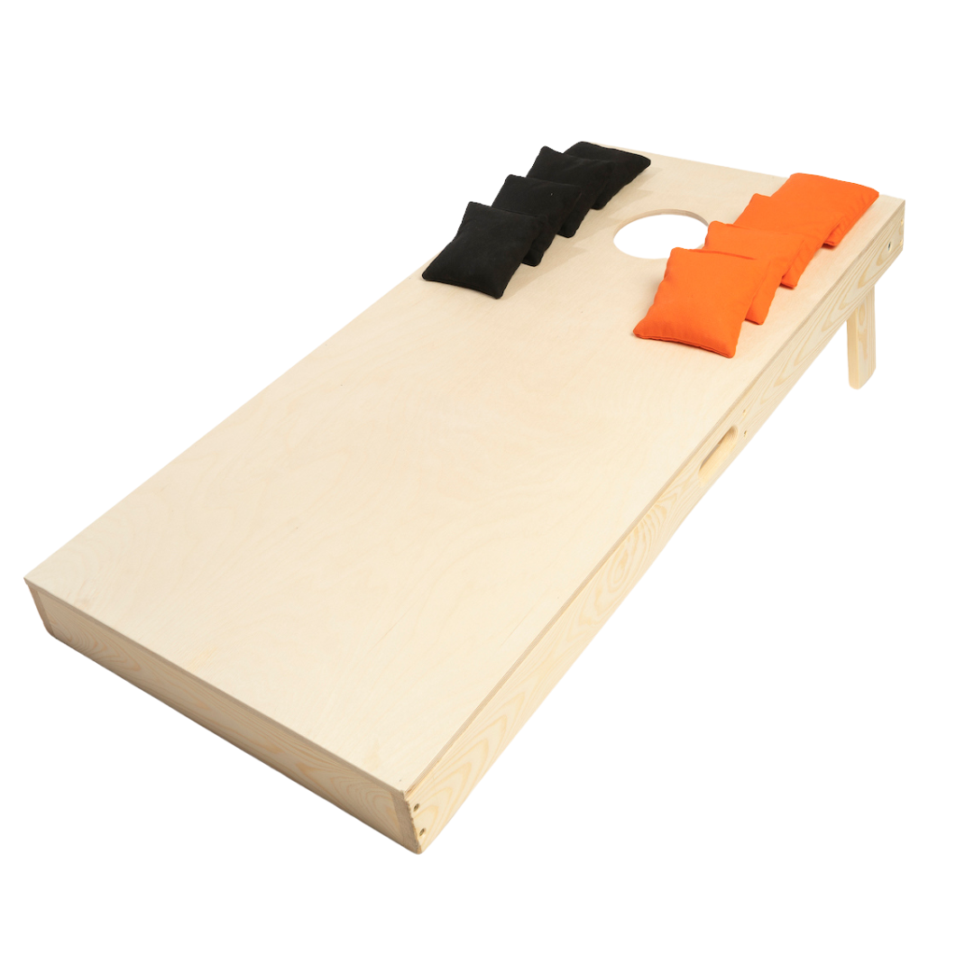 Cornhole Starter-Kit - 120x60 - Unlackiert - 1x Board / 2x4 Bags Cornhole-Sets Wicked Wood Games