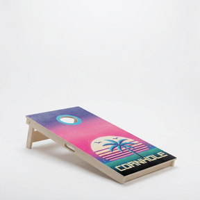 Cornhole-Set mit eigenem Design - Einzelboard Cornhole-Sets Wicked Wood Games