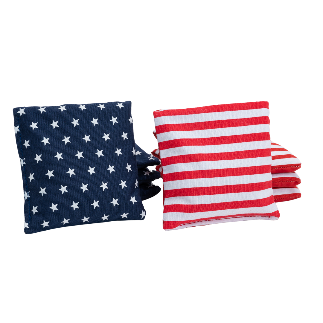Kids Cornhole Bags - Amerika - 2x4 Stück - 240gr Cornhole Bags Wicked Wood Games