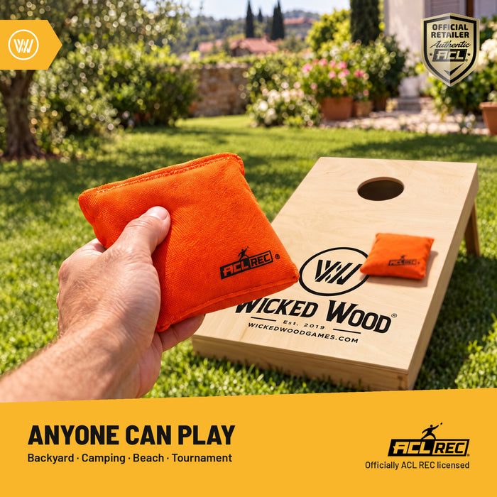 1x4 Cornhole Bags - Double Sides - ACL REC - Granulatfüllung