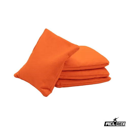 1x4 Cornhole Bags - ACL REC - Granulat-Füllung Cornhole Bags Wicked Wood Games Orange