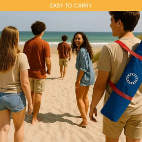 Cornhole Beach Set - 90x60cm - Red Zone - Inkl. 2x4 Cornhole Bags und Tragetasche Freizeit-Sets Wicked Wood Games