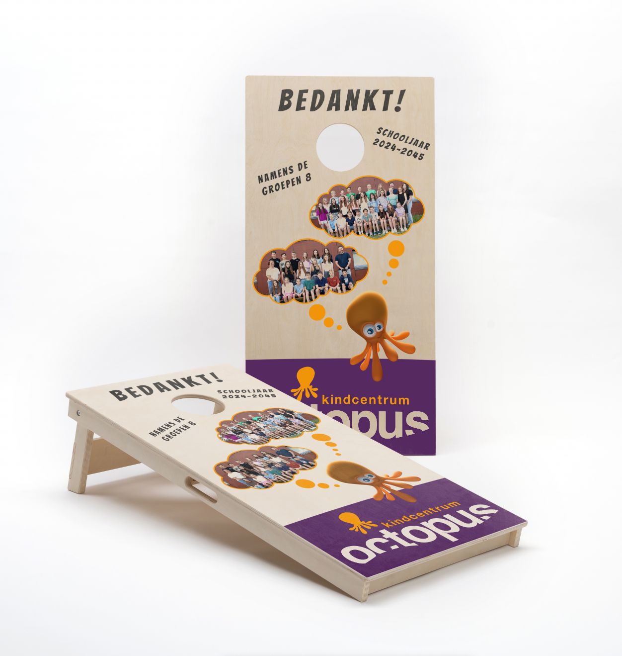 Cornhole Set met Eigen Design (Test Tjarco) Cornhole sets Wicked Wood Games