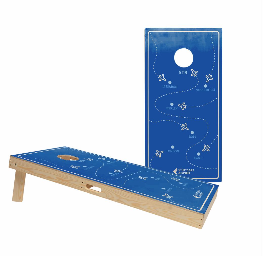 Cornhole Set met Eigen Design (Test Tjarco) Cornhole sets Wicked Wood Games